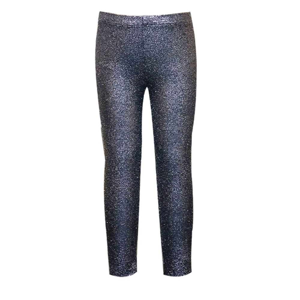 Hannah Banana Bronze Crackle Knit Leggings